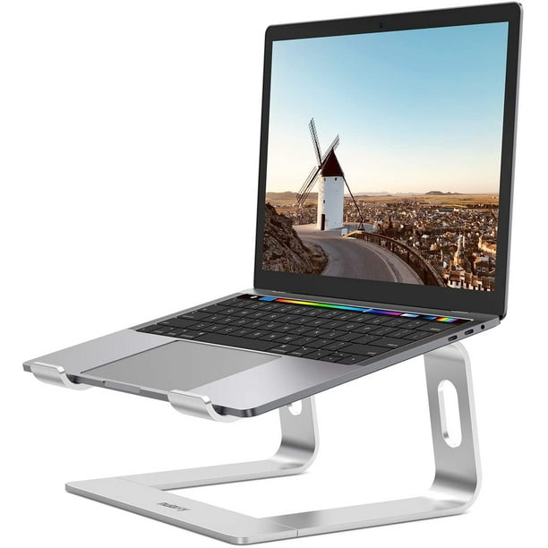 Laptop Stand Wood,Detachable and Adjustable Notebook Stand for Easy Carrying,Ergonomically Designed Holder is Suitable for MacBook Pro Ipad,All Notebooks and Other Tablet 